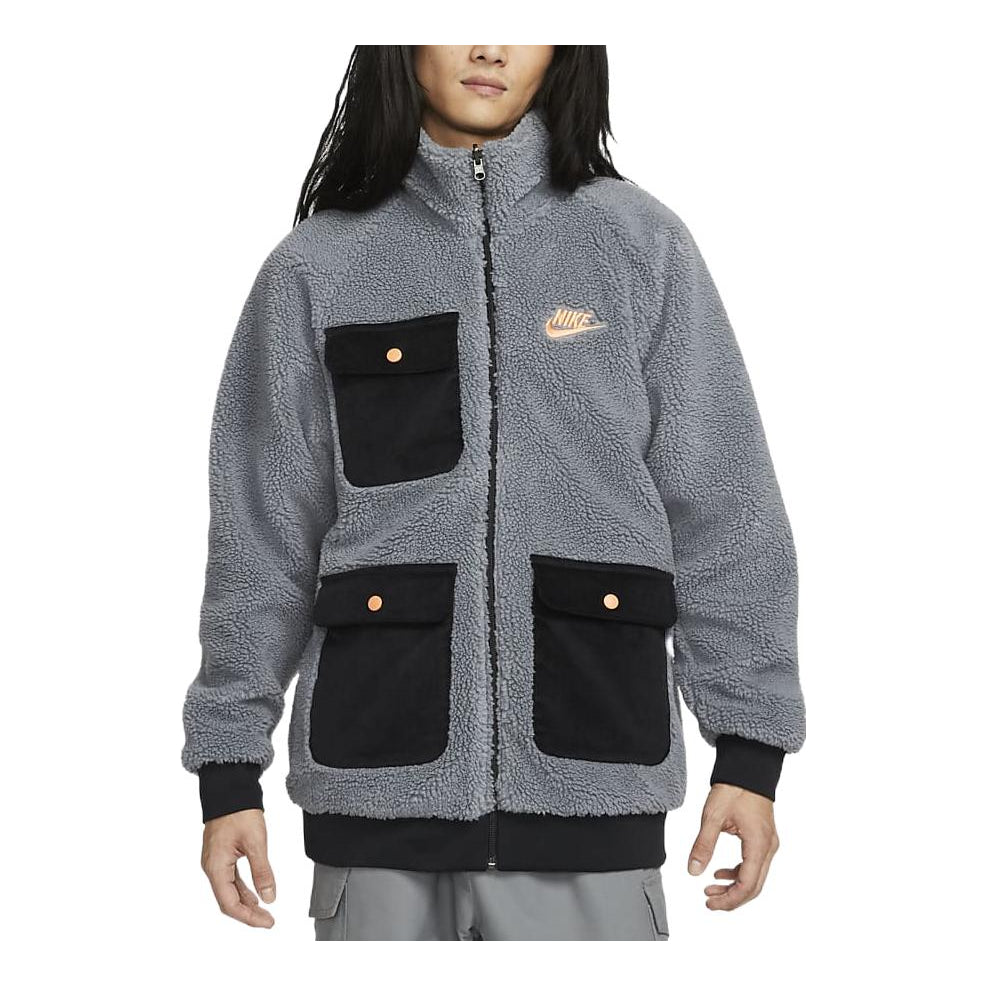 Nike Sportswear Full-Zip Reversible Jacket 'Grey' DZ4713-065