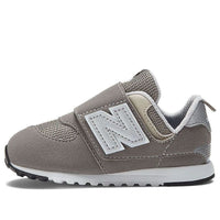 (TD) New Balance 574 New-B Hook & Loop 'Rain Cloud Silver Metallic' NW574GR