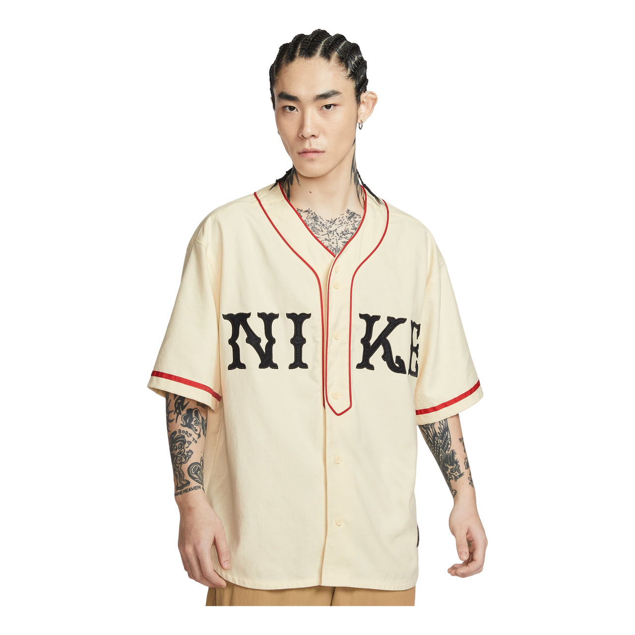 Nike Life Short-Sleeve Vintage Sport Jersey 'Coconut Milk' IF2230-113