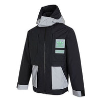 adidas originals Innov Fab Downj Casual Stay Warm Sports hooded down Jacket Black H66017
