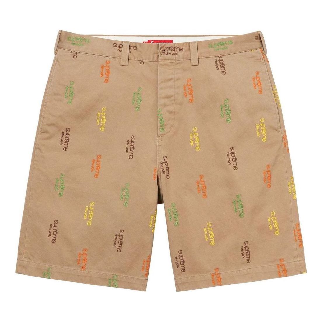 Supreme Classic Logo Chino Shorts 'Tan' SUP-SS23-198