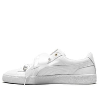 (WMNS) PUMA Suede Platform Bling 'White' 366732-01