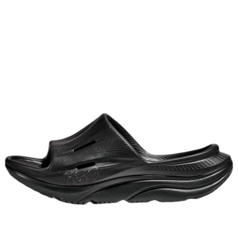 (GS) HOKA ONE ONE Ora Recovery Slide 3 'Black' 1134471-BBLC