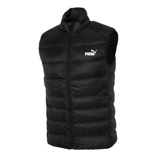 PUMA Logo Down Vest 'Black' 534541-01