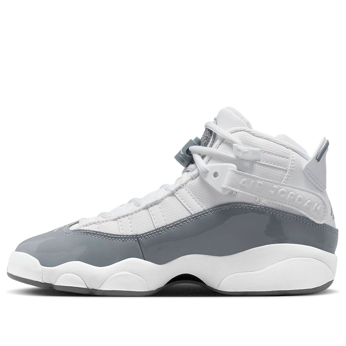 (GS) Air Jordan 6 Rings 'White Cool Grey' 323419-121