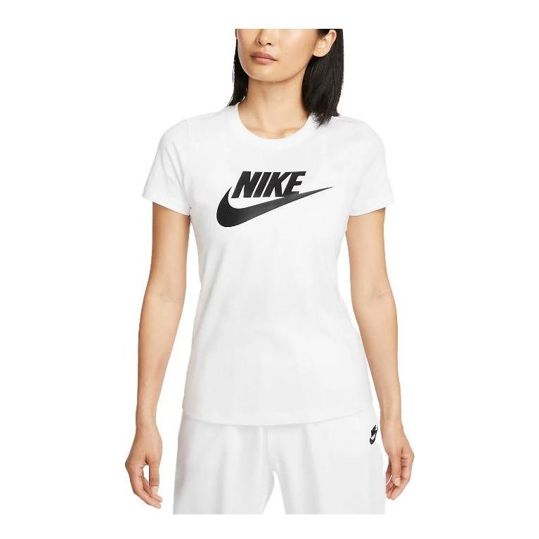 (WMNS) Nike Sportswear Essentials Logo T-Shirt 'White' DV6095-100