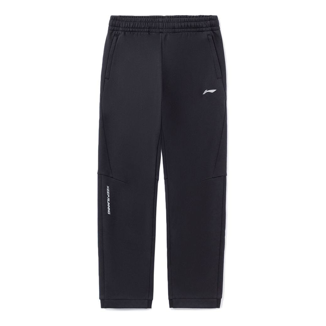 Li-Ning Graphic Straight Sweatpants 'Black' AKLRF47-4