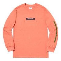 Supreme FW18 1994 LS Tee Terra Cotta Logo Tee SUP-FW18-061
