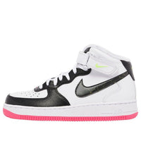 (WMNS) Nike Air Force 1 Mid Electric 'White Black Pink' FD0866-100