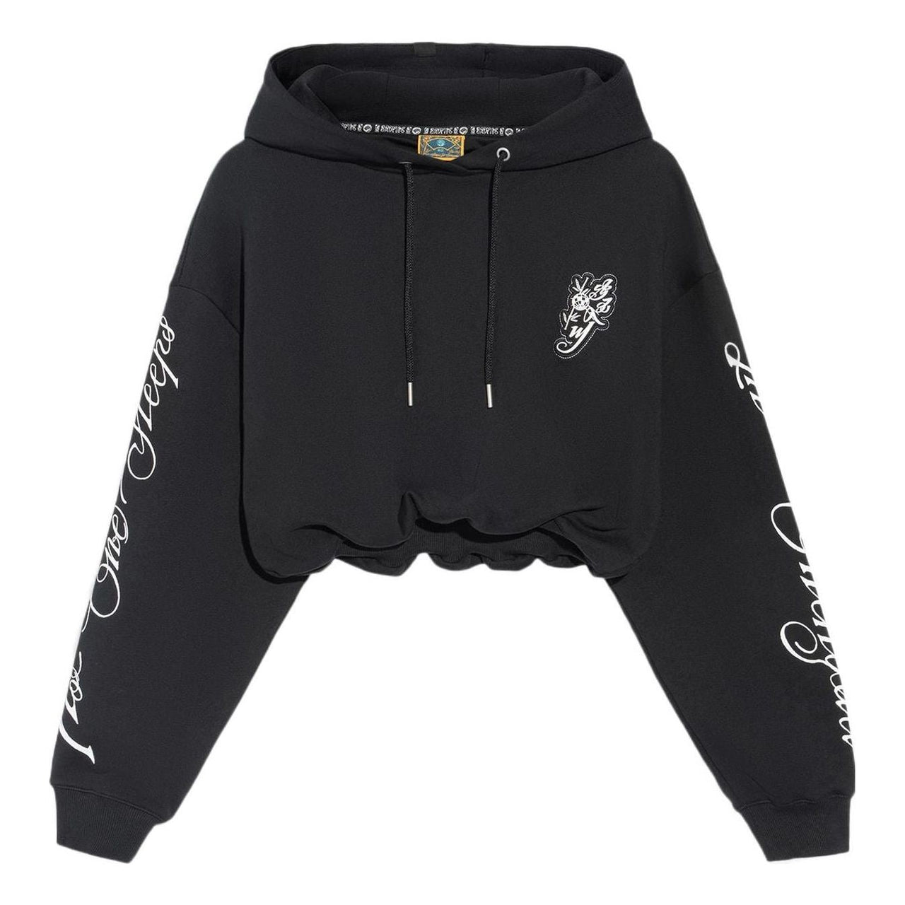 (WMNS) Li-Ning BADFIVE Sports Basketball Series Short Pullover Hoodie 'Black' AWDRH68-2