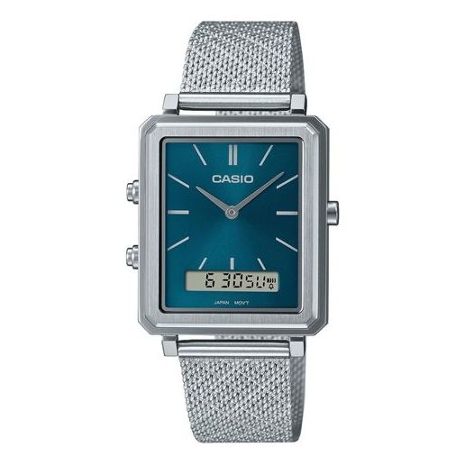 (WMNS) CASIO Analog 'Silver Teal' MTP-B205M-3E
