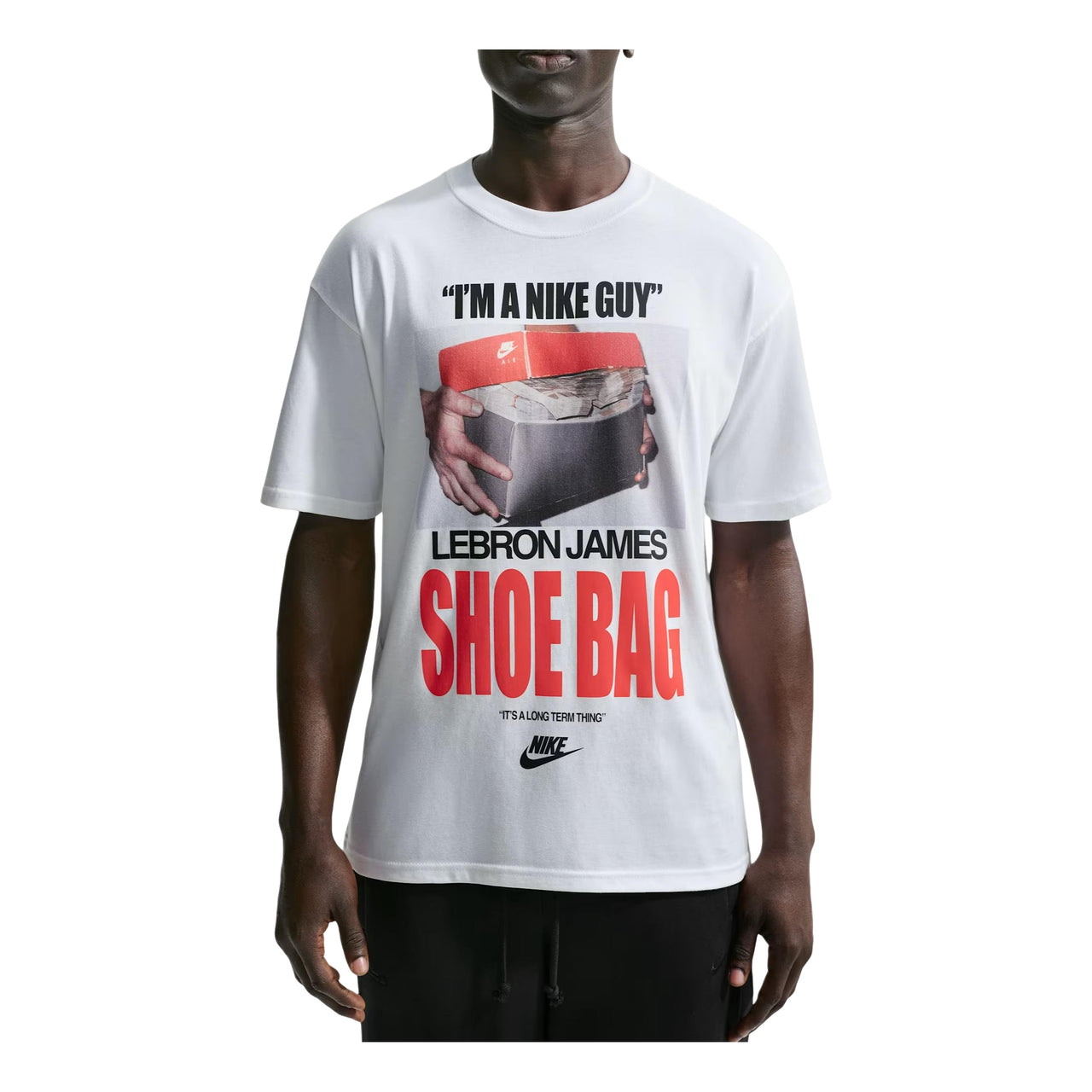 Nike x LeBron Shoe Bag T-Shirt 'White' IH8573-100