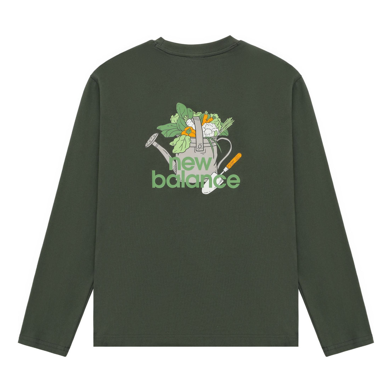 New Balance Logo Graphic Print Top 'Green' AMT31329-DON