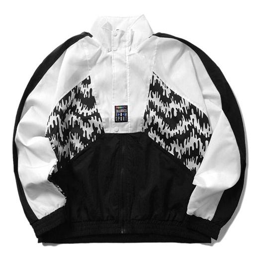 PUMA TFS OG AOP Track Jacket Retro Sports Black White 597042-01