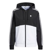 (WMNS) adidas Essentials Woven Jacket 'Black White' HM2007