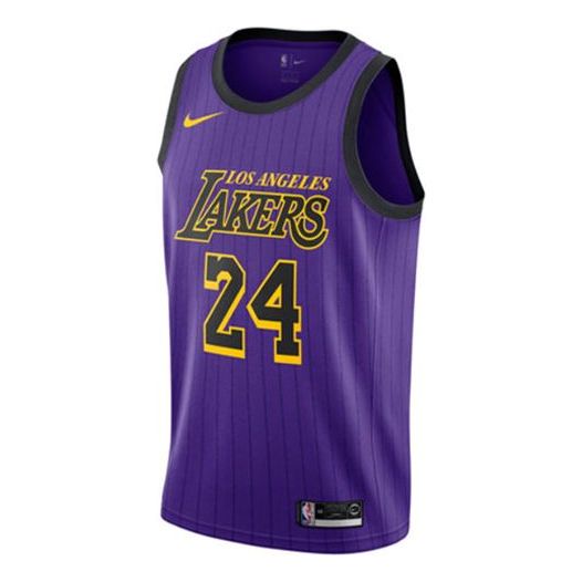 Nike NBA Jersey lakers City limited 24 Kobe 18-19 Season SW Fan Edition Purple AV4270-505