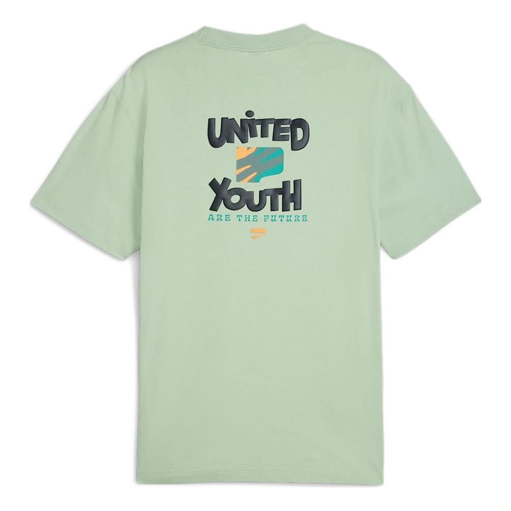 PUMA Downtown Graphic T-shirt 'Green' 626097-89
