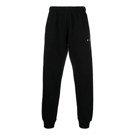 Men's Off-White SS21 Casual Black Sports Pants/Trousers/Joggers OMCH033R21FLE0031025