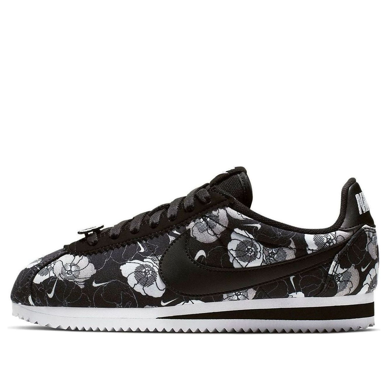 (WMNS) Nike Classic Cortez LX 'Black Floral' AV1338-001