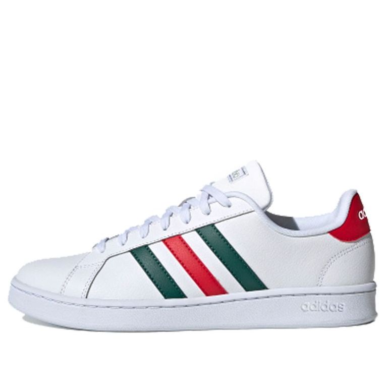 adidas Grand Court 'White Green Red' FW5906