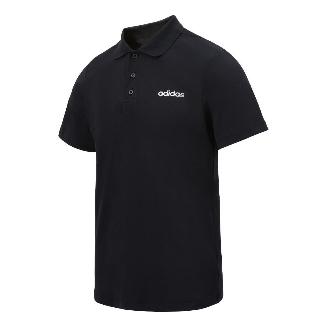 adidas D2m Elv Polo Shirt Asia Sizing 'Black' JE3560