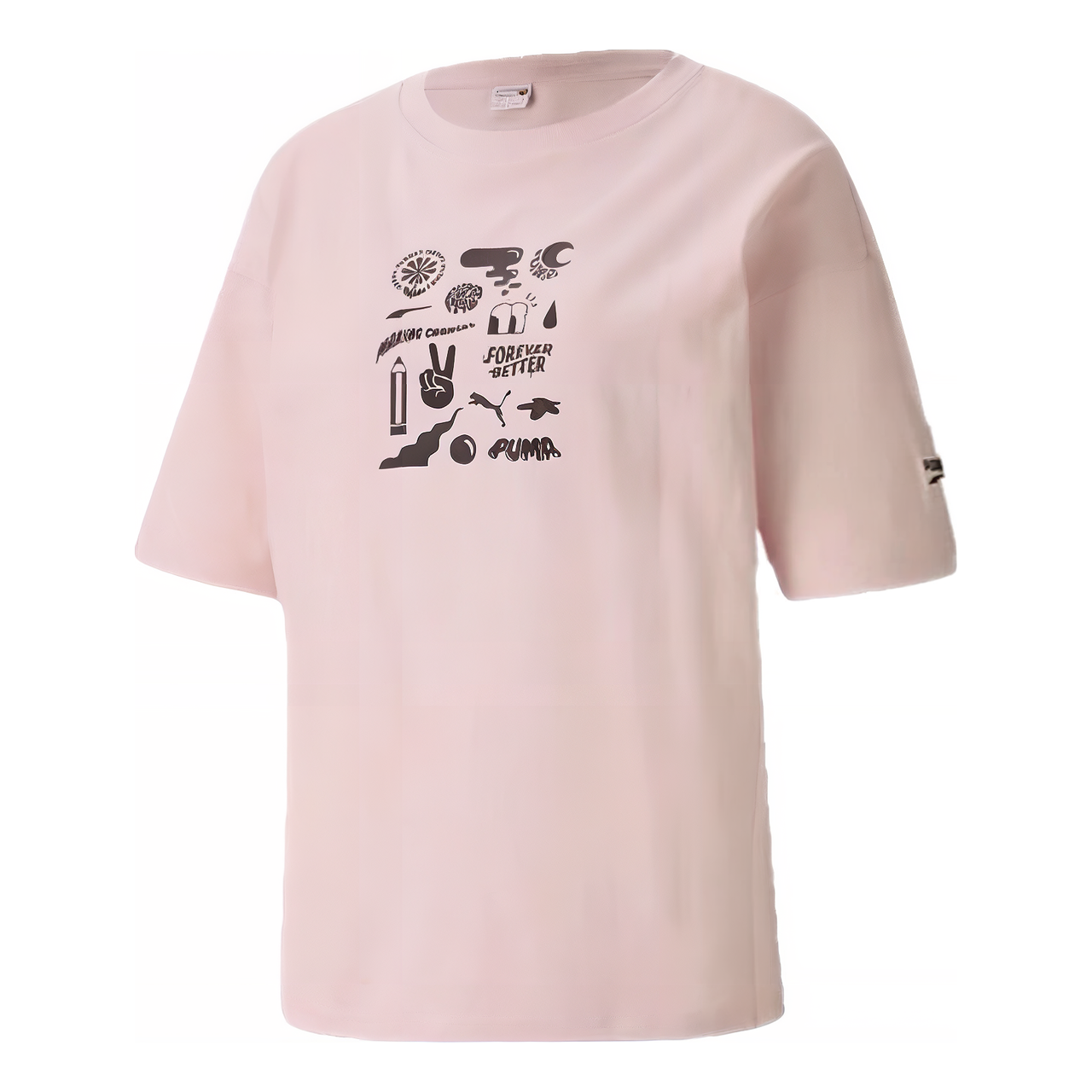 (WMNS) DOWNTOWN GRAPHIC Tee 533050-36