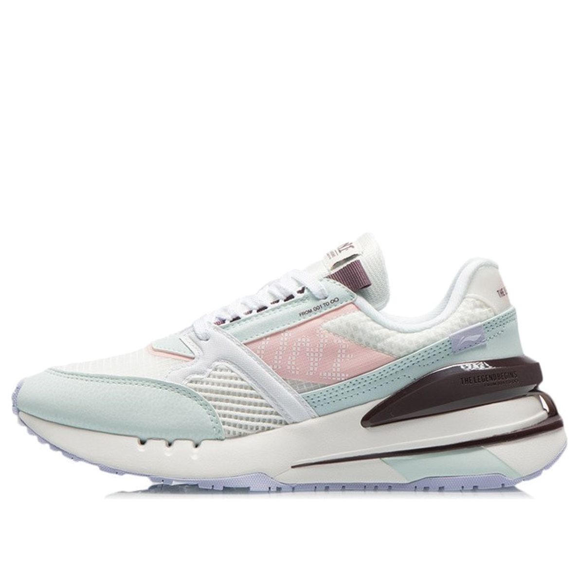 (WMNS) Li-Ning 001 Newborn 'White Wan Blue' AGCR184-2