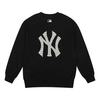 MLB Unisex New York Yankees Vintage Old Flower Series Round-neck Sweatshirt Black 31MTM1941-50L