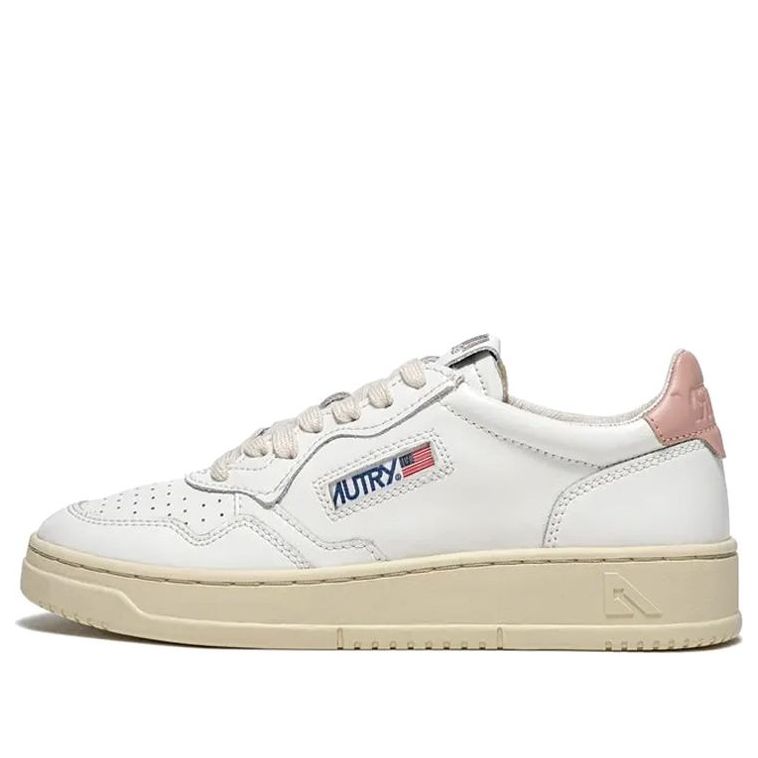 (WMNS) Autry Medalist Leather Low 'White Pink' AULW-LL16