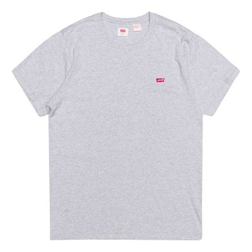 Men's Levis Round Neck Short Sleeve Gray 17164-0015