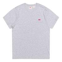 Men's Levis Round Neck Short Sleeve Gray 17164-0015