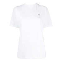 (WMNS) Off-White Back Flowers Arrow Short Sleeve White OWAA049E20JER0090155