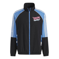 adidas neo M radio w wb Casual Sports Stand Collar Jacket Black HG9040