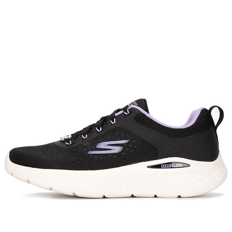 (WMNS) Skechers Go Run Lite 'Black Purple' 129423-BKPR