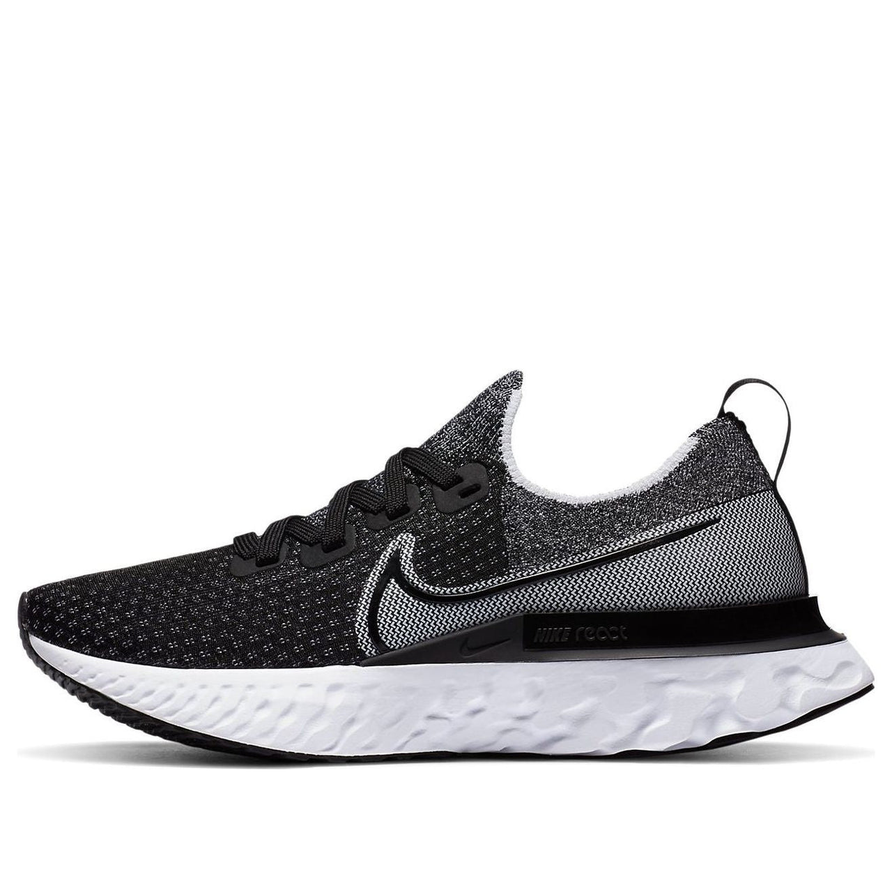 (WMNS) Nike React Infinity Run Flyknit 'أسود أبيض' CD4372-012