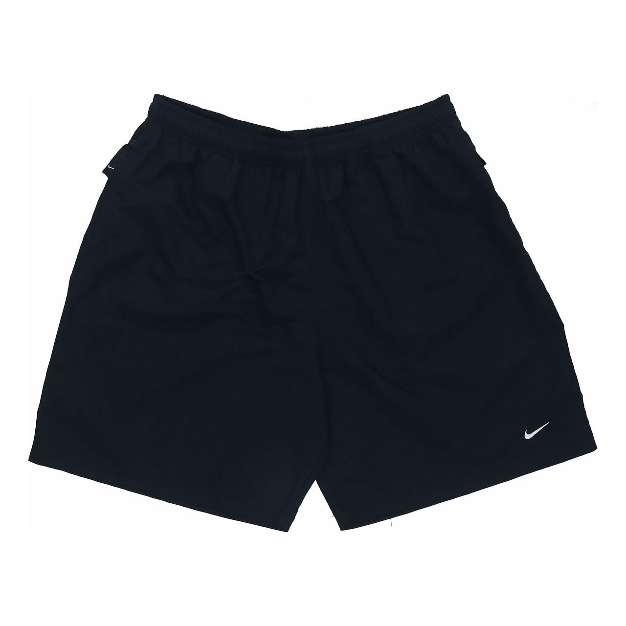 Nike Logo Micro Mark Breathable Solid Color Shorts Couple Style Black DM4402-010