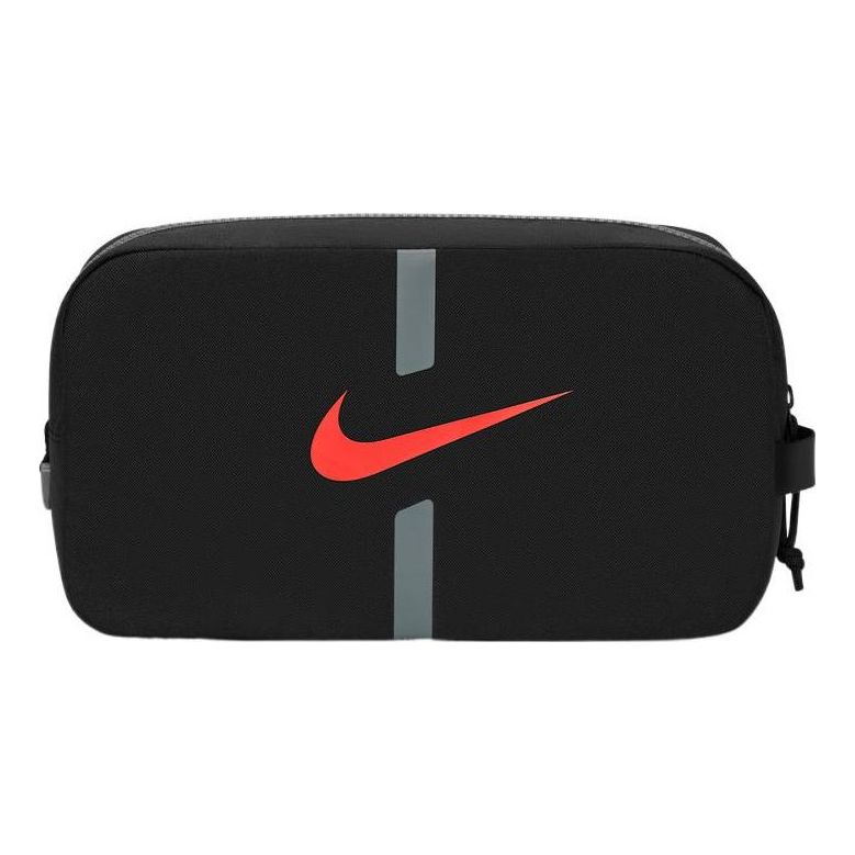 Nike ACADEMY Series Large Logo Printing Fabric Soccer Cleats/Football Boots Pure Black Handbag DC2648-011