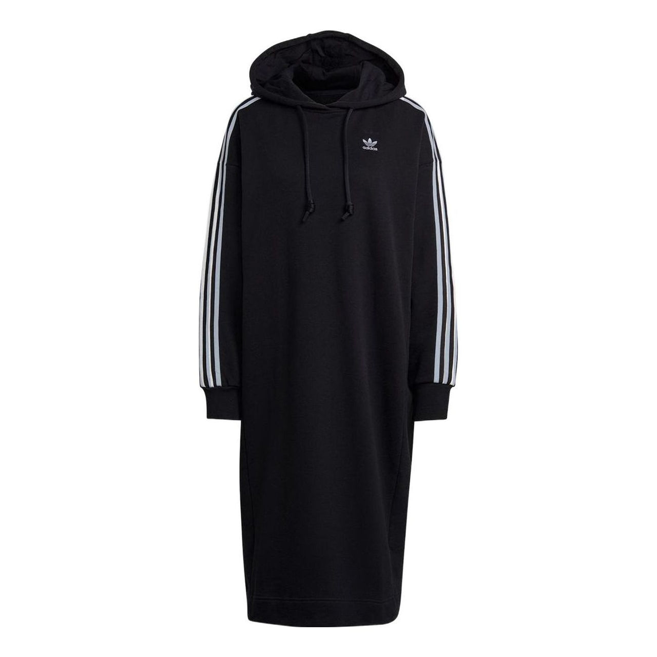 (WMNS) adidas Originals Adicolor Classics Hoodie Dress Asia Sizing 'Black White' GN2782