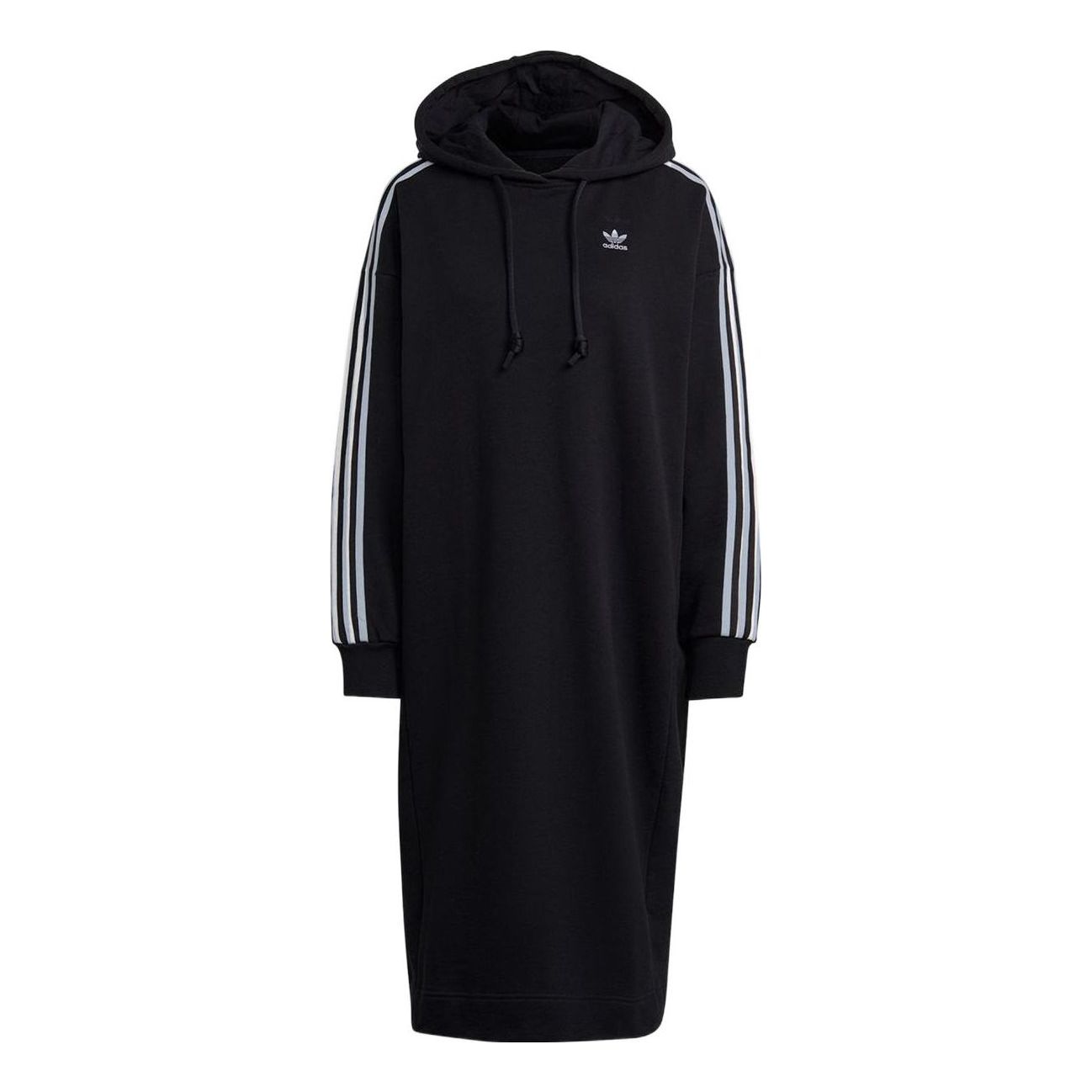 (WMNS) adidas Originals Adicolor Classics Hoodie Dress Asia Sizing 'Black White' GN2782