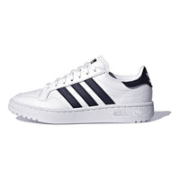 (GS) adidas originals Team Court J 'White Black' EF6815