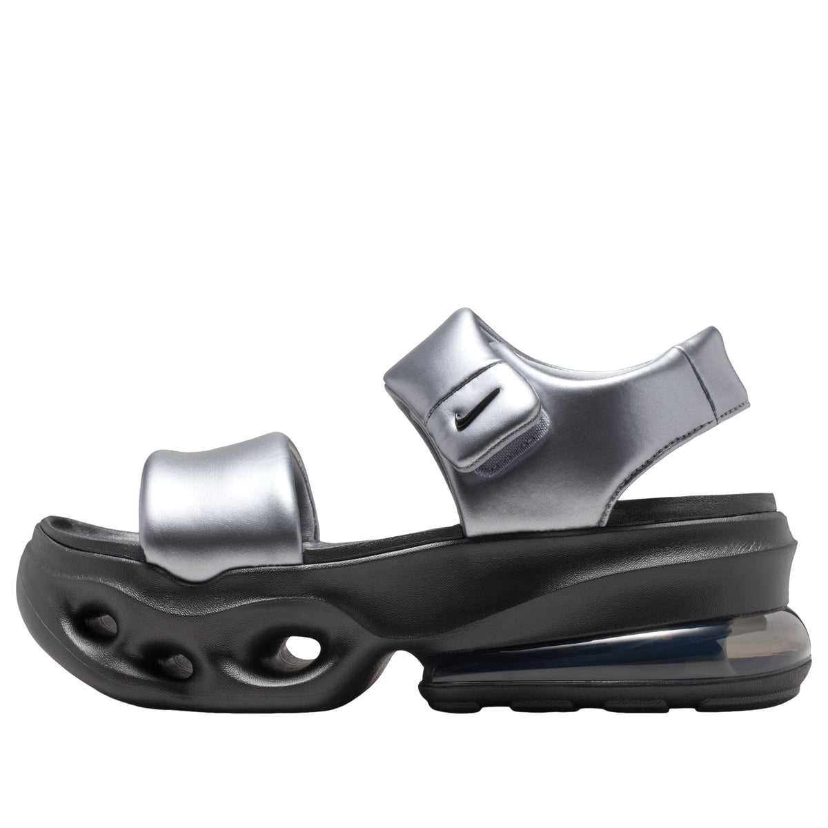 (WMNS) Nike Air Max Halo Sandals 'Metallic Cool Grey Black' IO1959-010