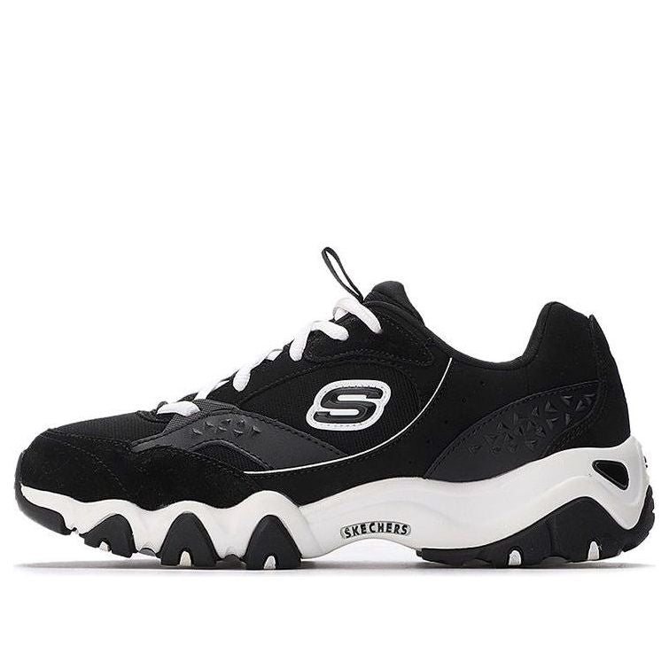 (WMNS) Skechers D'Lites Running Shoes Black 66666118-BLK