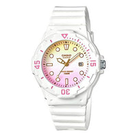 CASIO Waterproof Sports White Analog LRW-200H-4E2