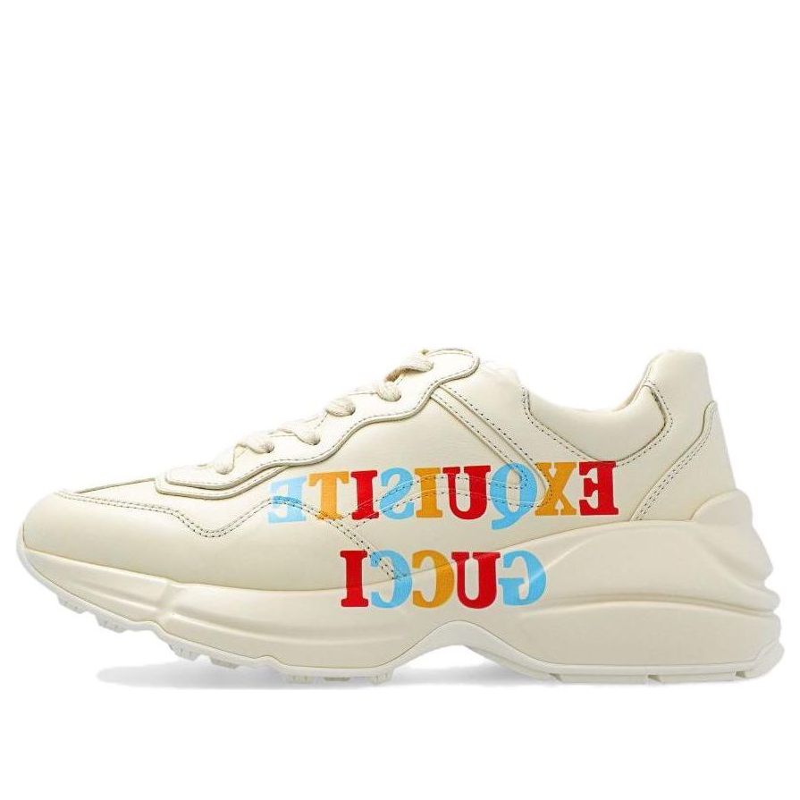 (WMNS) Gucci Rhyton Exquisite Shoes 'Beige' 720954-DRW00-9522