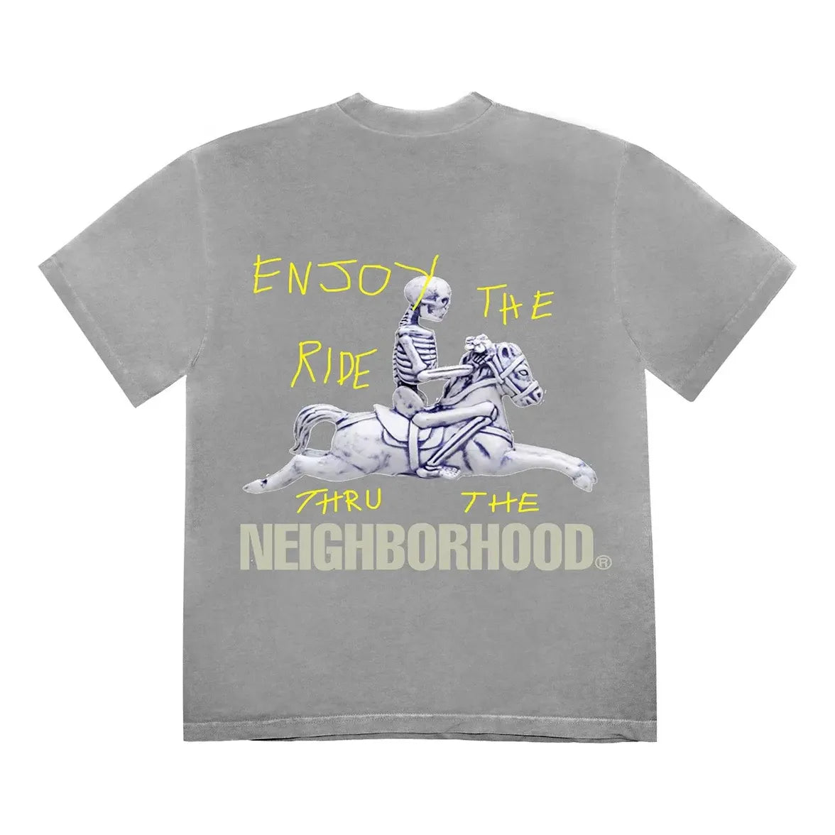 Travis Scott Cactus Jack X Neighborhood Carousel T-Shirt 'Grey' TC-384