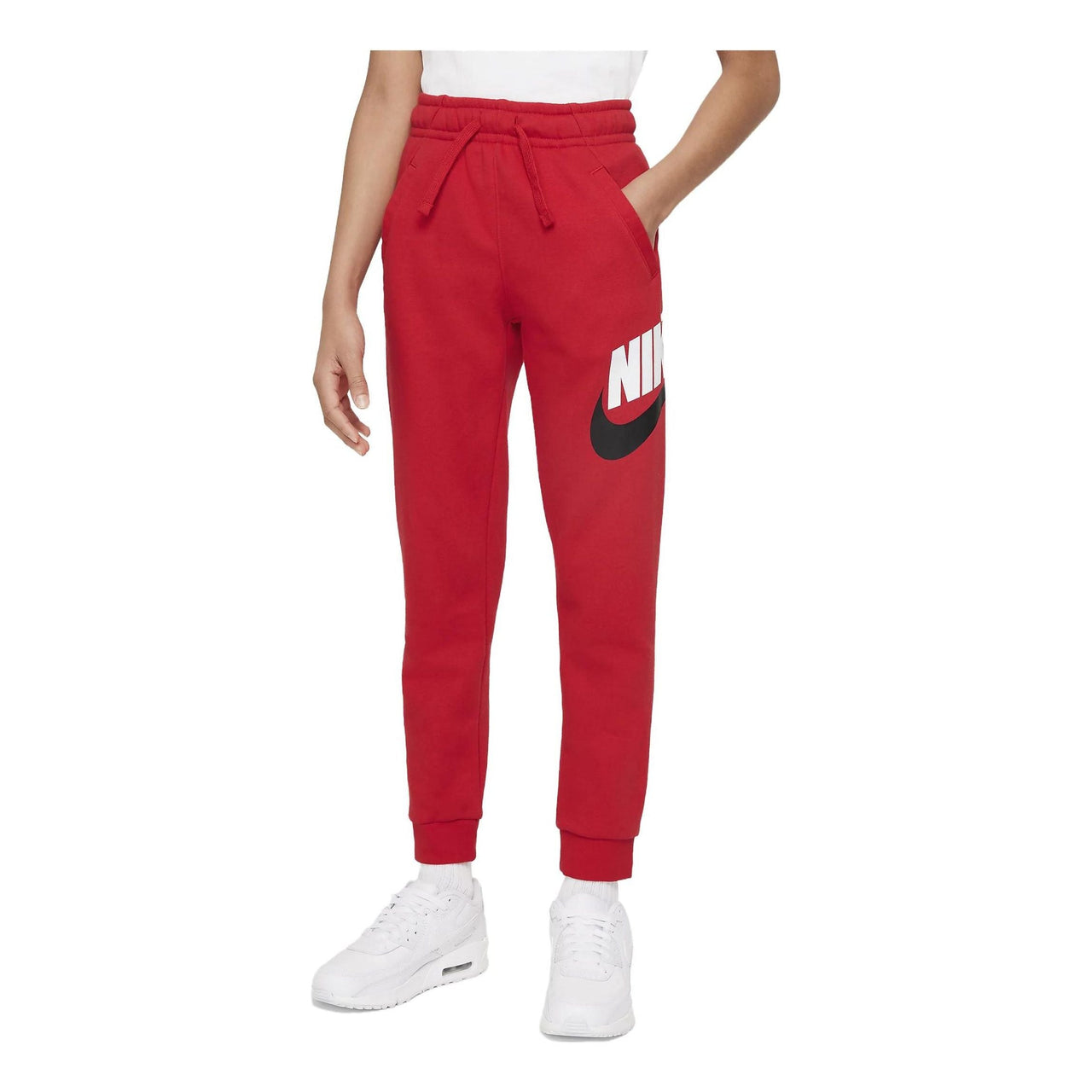 (GS) Nike Sportswear Club Fleece Jogger Pants 'University Red' CJ7863-657
