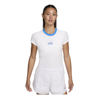 (WMNS) Nike Sportswear Chill Knit T-shirt 'White' HF8820-100