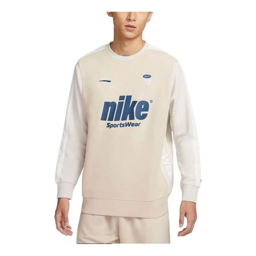 Nike Sportswear Club Crew Neck Sweatshirt 'Beige' HQ4949-126