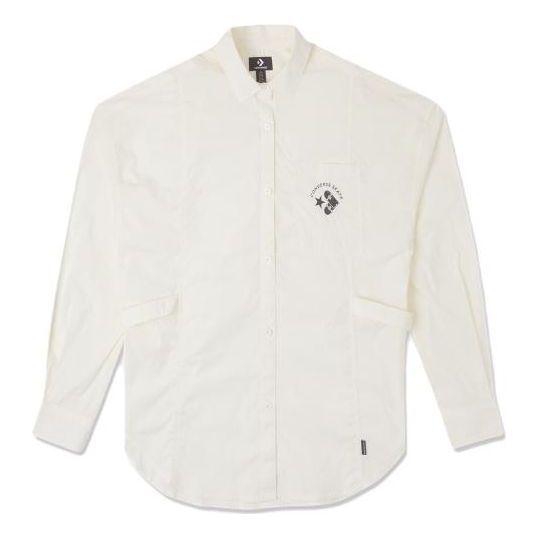 (WMNS) Converse Skateboard Shirt 'White' 10026167-A01