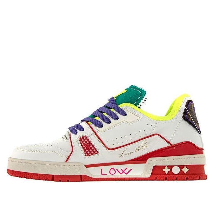 LOUIS VUITTON Trainer Upcycling Sneakers 'White Turquoise for China' 1A9D9N
